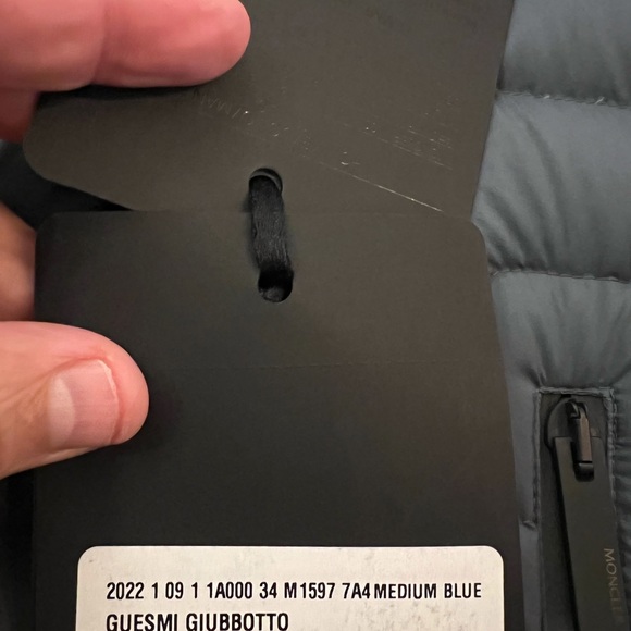 Monicker Guesmi Quilted Down Gilet Men’s Jacket - Picture 7 of 12